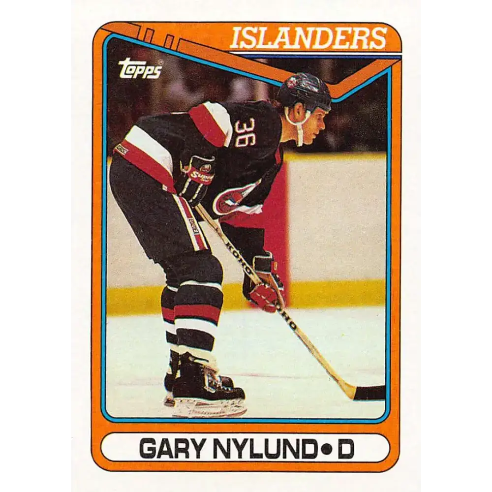 1990-91 Topps #233 Gary Nylund NM-MT New York Islanders Hockey Card - Hockey Card Single