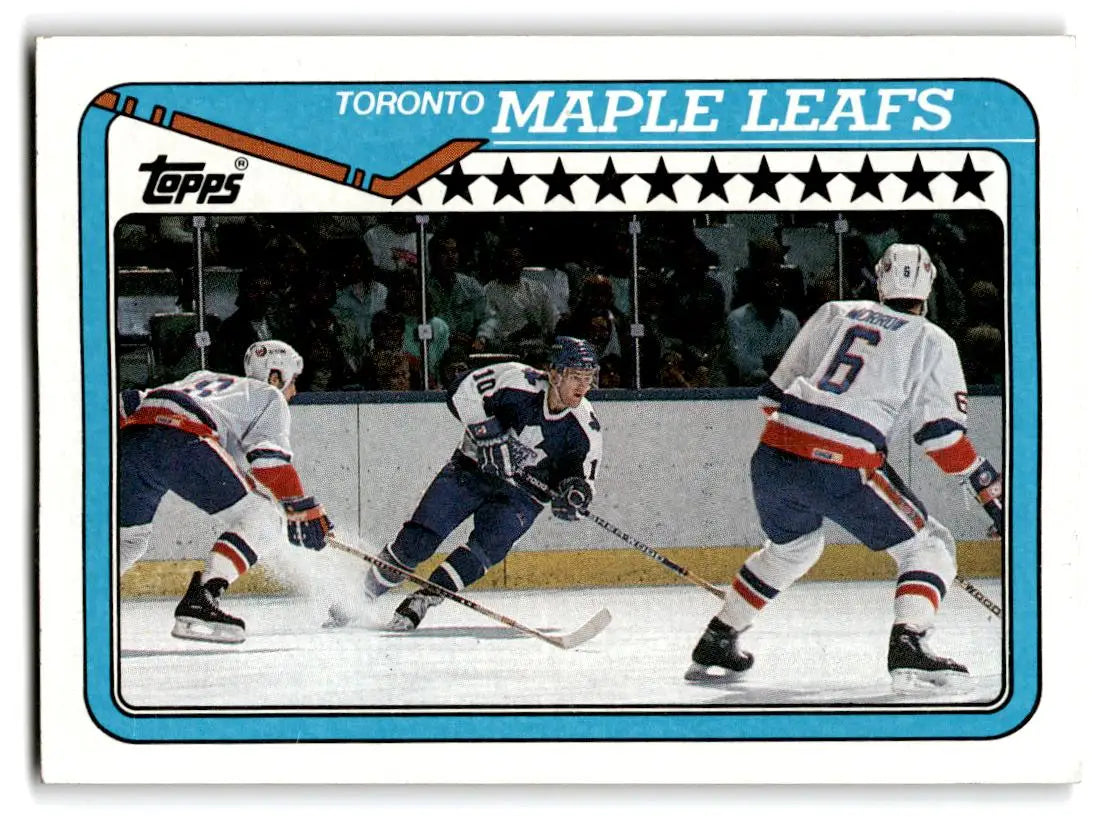 1990-91 Topps #241 Toronto Maple Leafs - Hockey Card Single