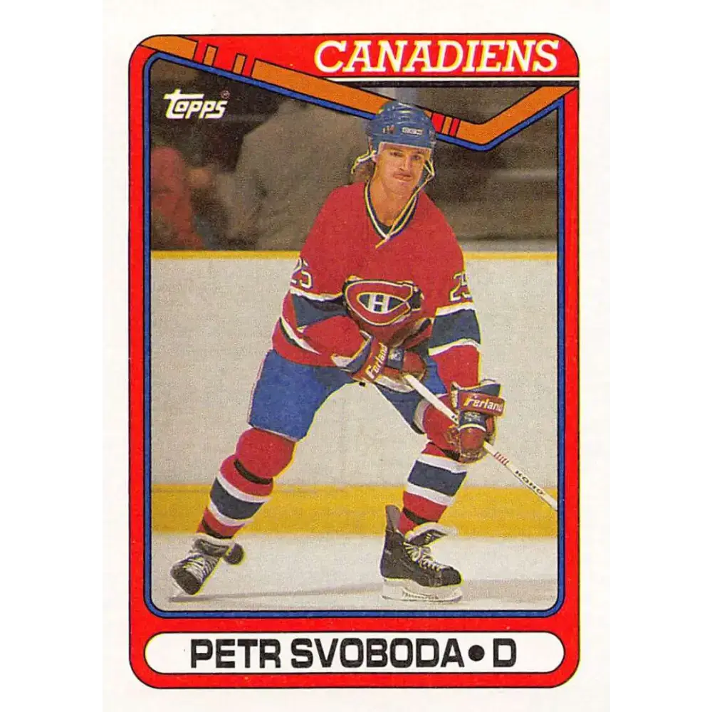1990-91 Topps #246 Petr Svoboda NM-MT Hockey Card - Hockey Card Single