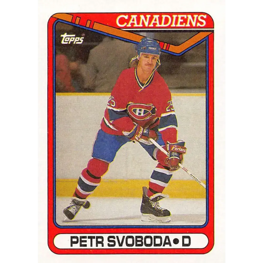 1990-91 Topps #246 Petr Svoboda NM-MT Hockey Card - Hockey Card Single