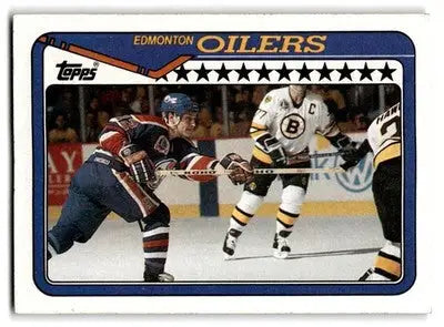 1990-91 Topps #251 Edmonton Oilers - Hockey Card Single