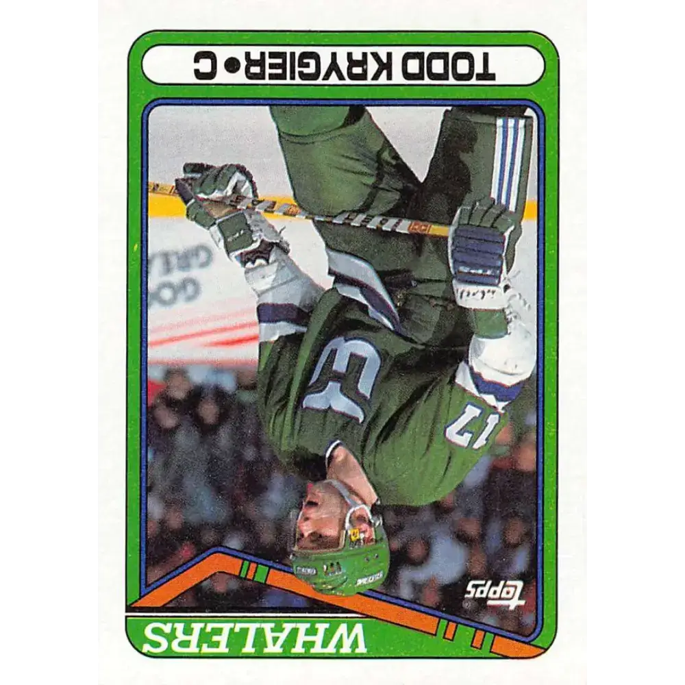 1990-91 Topps #260 Todd Krygier NM-MT Hartford Whalers Hockey Card