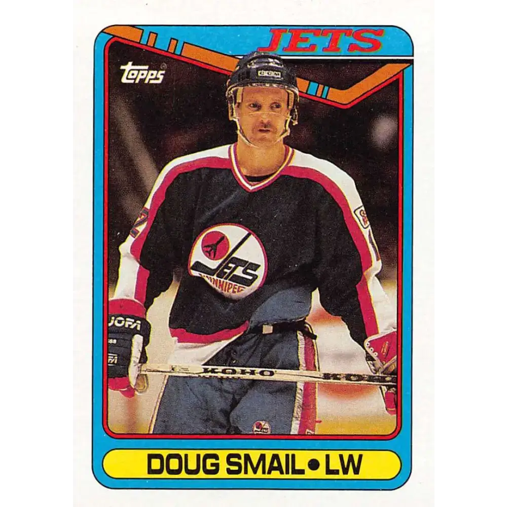 1990-91 Topps #268 Doug Smail NM-MT Hockey Card - Hockey Card Single