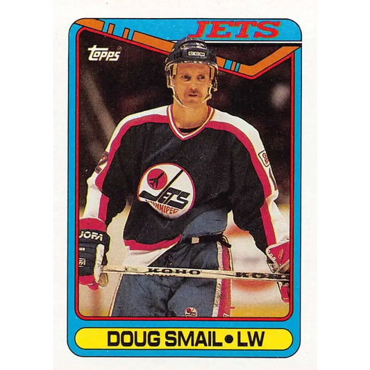 1990-91 Topps #268 Doug Smail NM-MT Hockey Card - Hockey Card Single