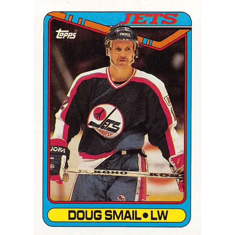 1990-91 Topps #268 Doug Smail NM-MT Hockey Card - Hockey Card Single