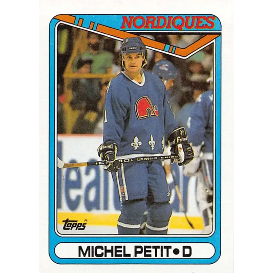 1990-91 Topps #271 Michel Petit NM-MT Hockey Card - Hockey Card Single