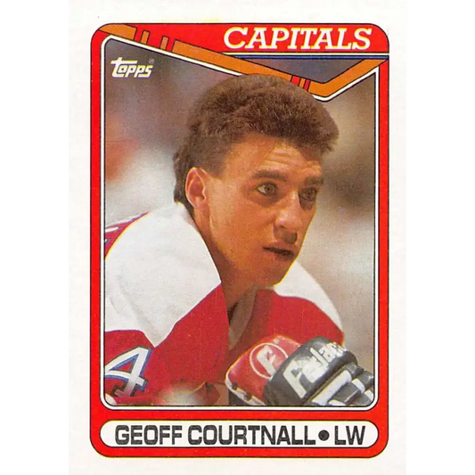 1990-91 Topps #273 Geoff Courtnall NM-MT Hockey Card - Hockey Card Single