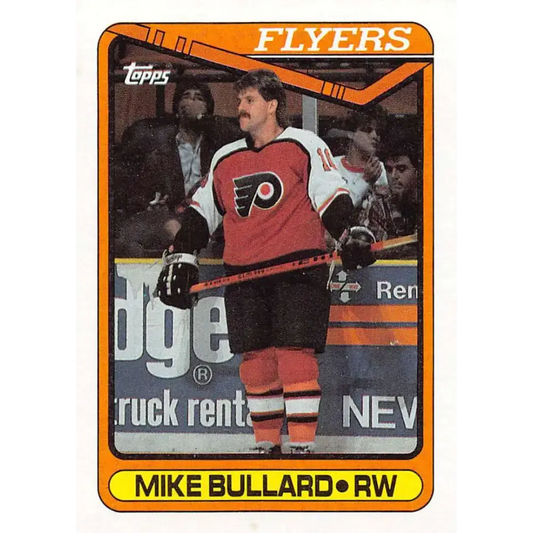 1990-91 Topps #274 Mike Bullard NM-MT Philadelphia Flyers Hockey Card - Hockey Card Single