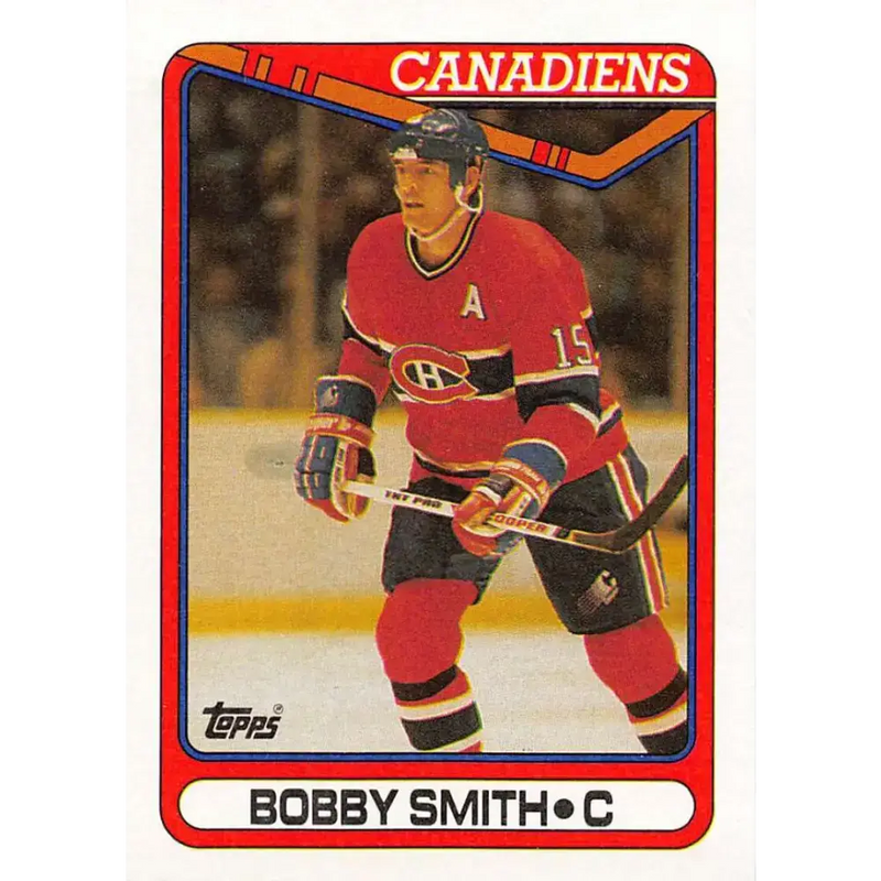1990-91 Topps #287 Bobby Smith NM-MT Hockey Card - Hockey Card Single