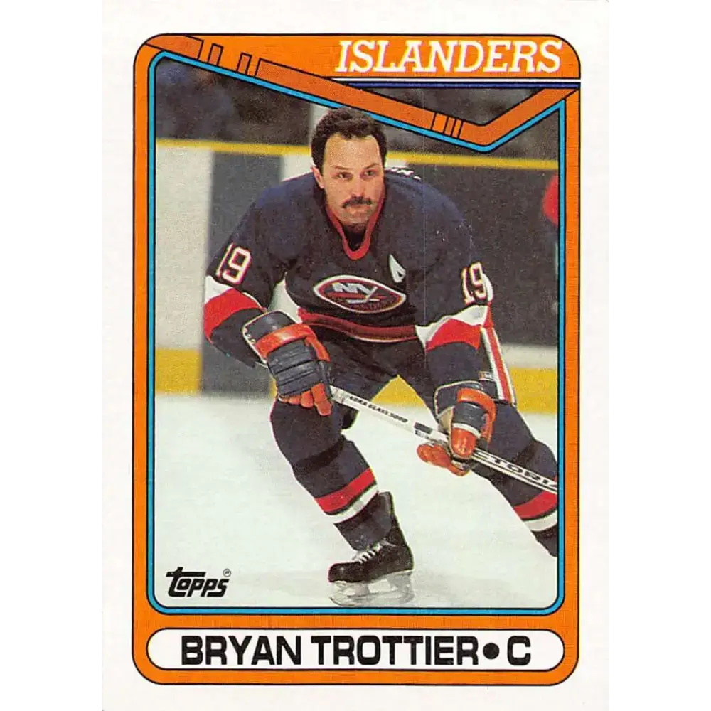 1990-91 Topps #291 Bryan Trottier NM-MT Hockey Card - Hockey Card Single