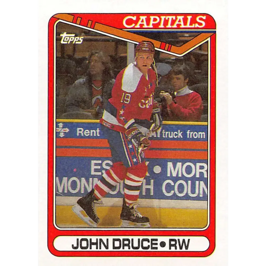 1990-91 Topps #298 John Druce NM-MT Washington Capitals Hockey Card