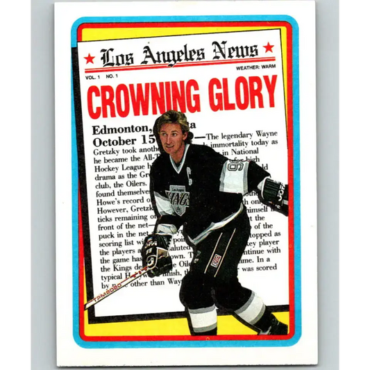 1990-91 Topps #3 Wayne Gretzky NM-MT Los Angeles Kings Hockey Card