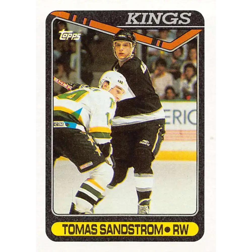 1990-91 Topps #301 Tomas Sandstrom NM-MT Los Angeles Kings Hockey Card - Hockey Card Single
