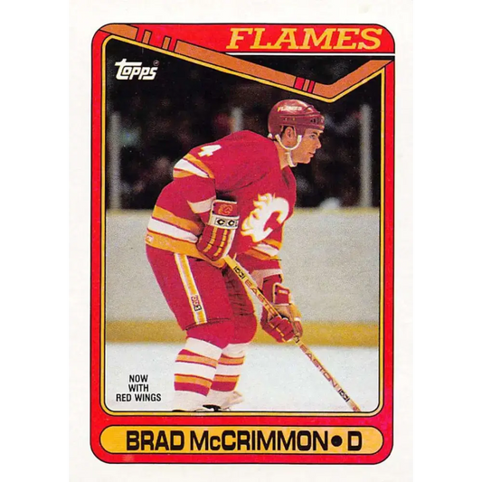 1990-91 Topps #320 Brad McCrimmon NM-MT Hockey Card - Hockey Card Single