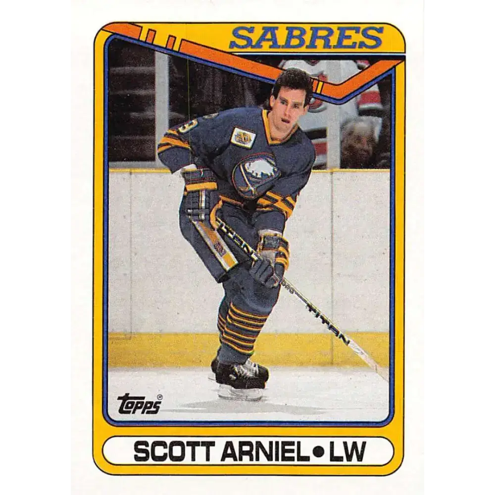 1990-91 Topps #324 Scott Arniel NM-MT Hockey Card - Hockey Card Single