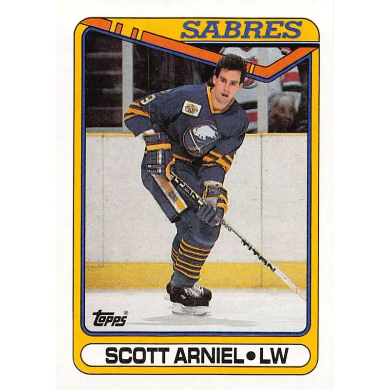1990-91 Topps #324 Scott Arniel NM-MT Hockey Card - Hockey Card Single