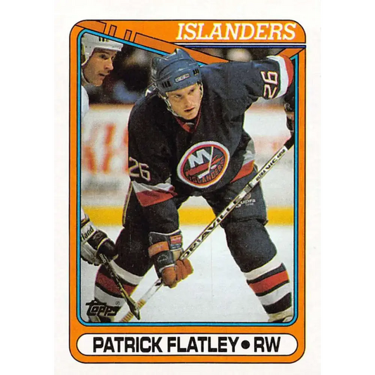 1990-91 Topps #350 Pat Flatley NM-MT New York Islanders Hockey Card