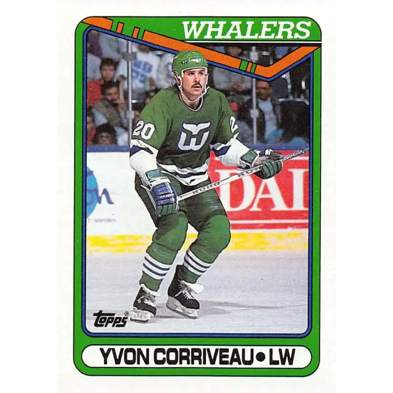 1990-91 Topps #364 Yvon Corriveau NM-MT Hockey Card - Hockey Card Single