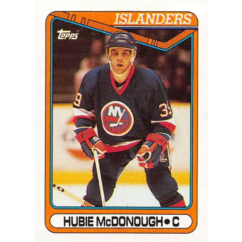 1990-91 Topps #366 Hubie McDonough NM-MT New York Islanders Hockey Card - Hockey Card Single