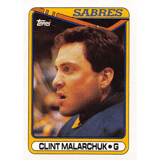 1990-91 Topps #371 Clint Malarchuk NM-MT Hockey Card - Hockey Card Single