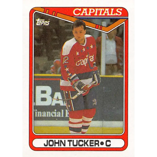 1990-91 Topps #374 John Tucker NM-MT Hockey Card - Hockey Card Single