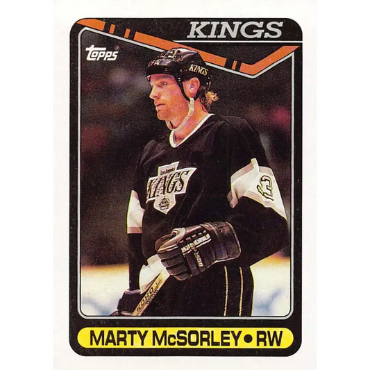 1990-91 Topps #392 Marty McSorley NM-MT Los Angeles Kings Hockey Card