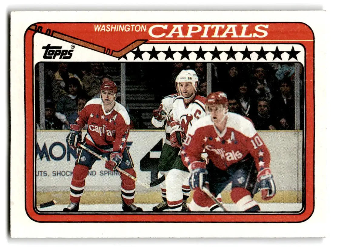 1990-91 Topps #394 Washington Capitals - Hockey Card Single