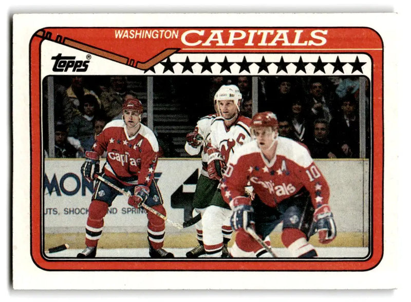 1990-91 Topps #394 Washington Capitals - Hockey Card Single