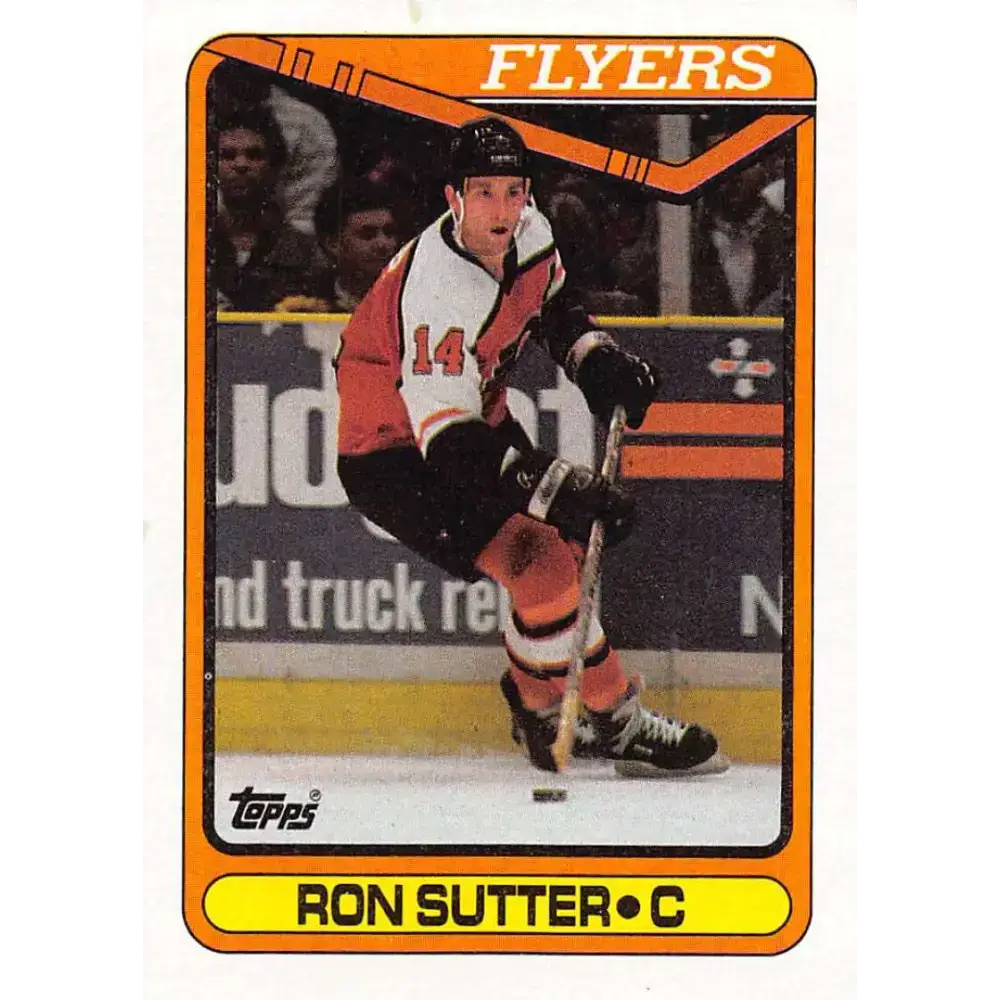 1990-91 Topps #45 Ron Sutter NM-MT Hockey Card - Hockey Card Single