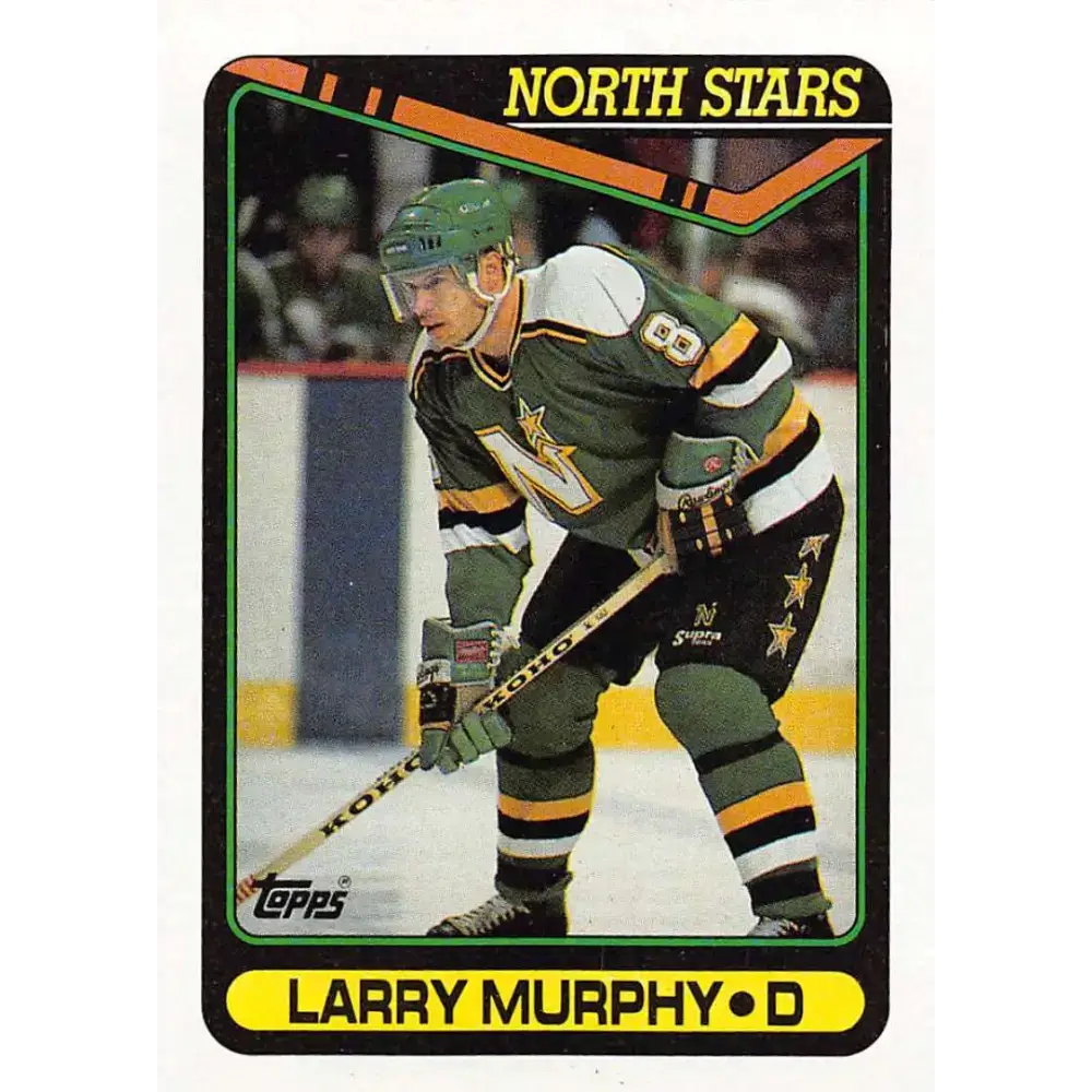 1990-91 Topps #47 Larry Murphy NM-MT Minnesota North Stars Hockey Card - Hockey Card Single