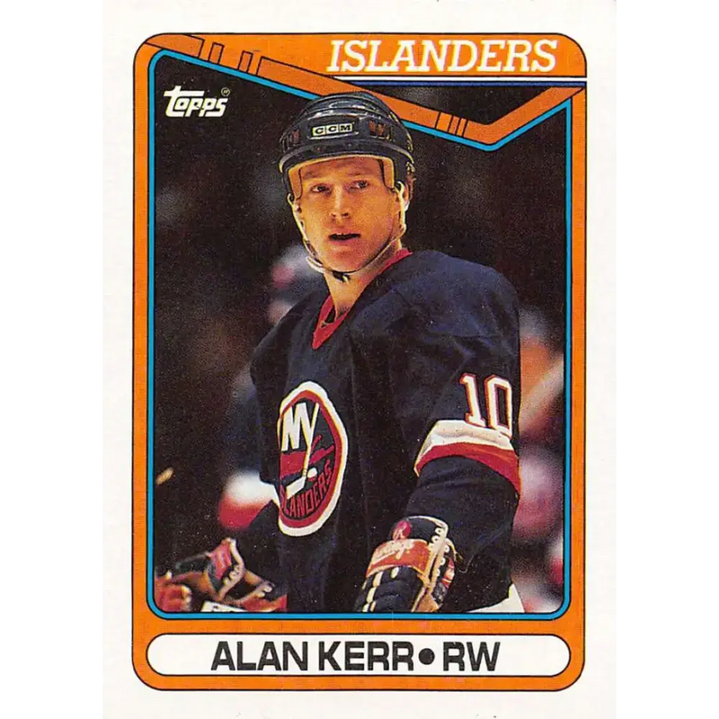 1990-91 Topps #50 Alan Kerr NM-MT New York Islanders Hockey Card - Hockey Card Single