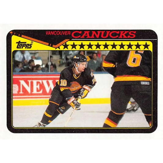 1990-91 Topps #59 Canucks Team NM-MT Vancouver Canucks Hockey Card