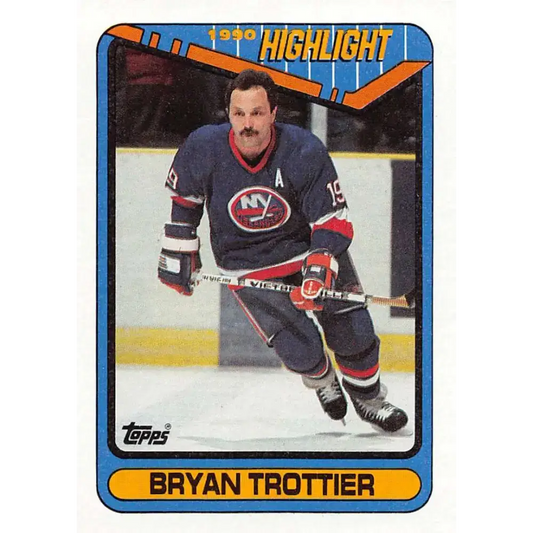 1990-91 Topps #6 Bryan Trottier NM-MT Hockey Card