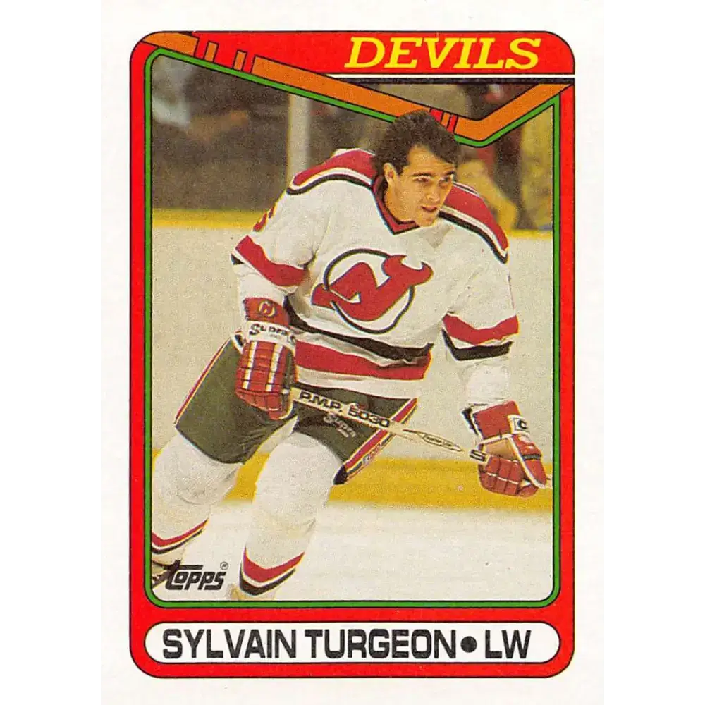 1990-91 Topps #73 Sylvain Turgeon NM-MT Hockey Card - Hockey Card Single