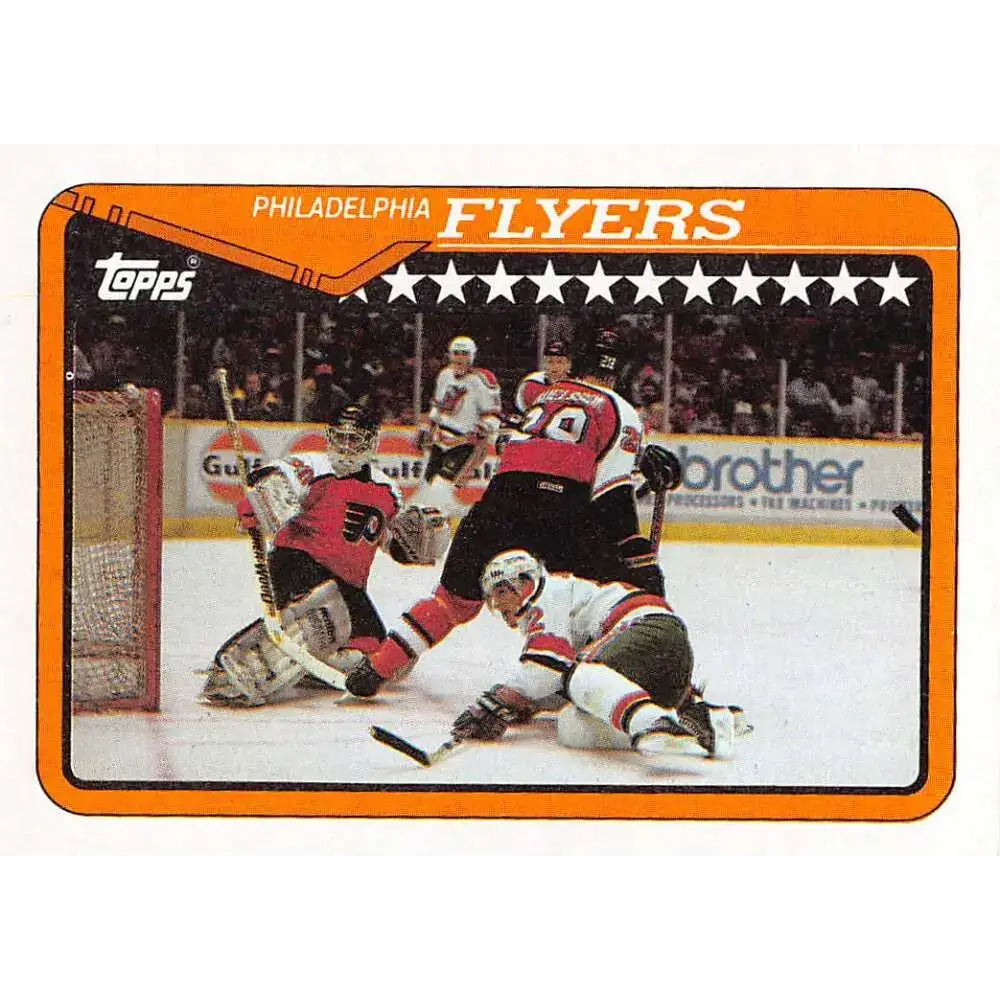 1990-91 Topps #80 Wendell Young/Kjell Samuelsson NM-MT Pittsburgh Penguins Hockey Card