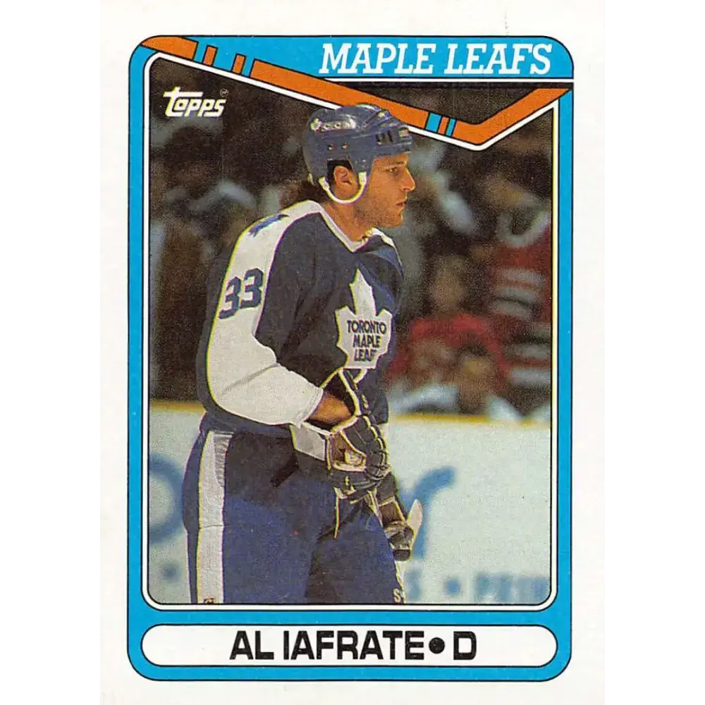 1990-91 Topps #91 Al Iafrate NM-MT Hockey Card - Hockey Card Single