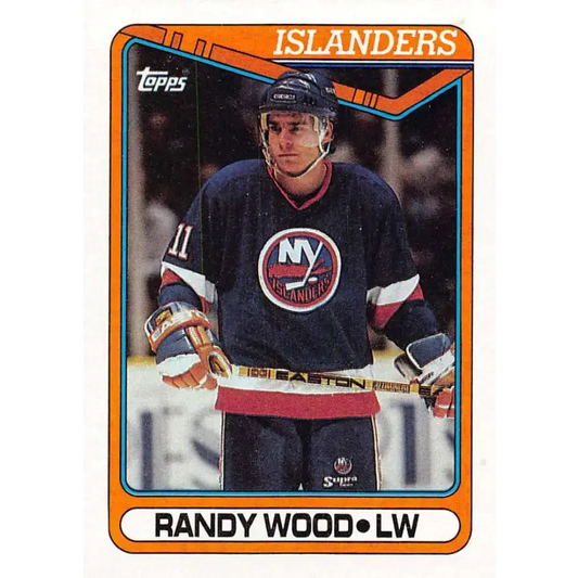 1990-91 Topps #97 Randy Wood NM-MT New York Islanders Hockey Card