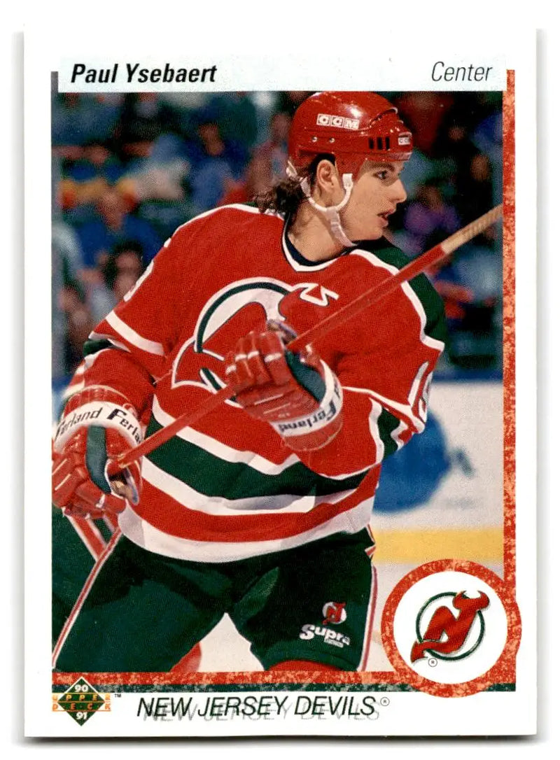 1990-91 Upper Deck #375 Paul Ysebaert - Hockey Card Single