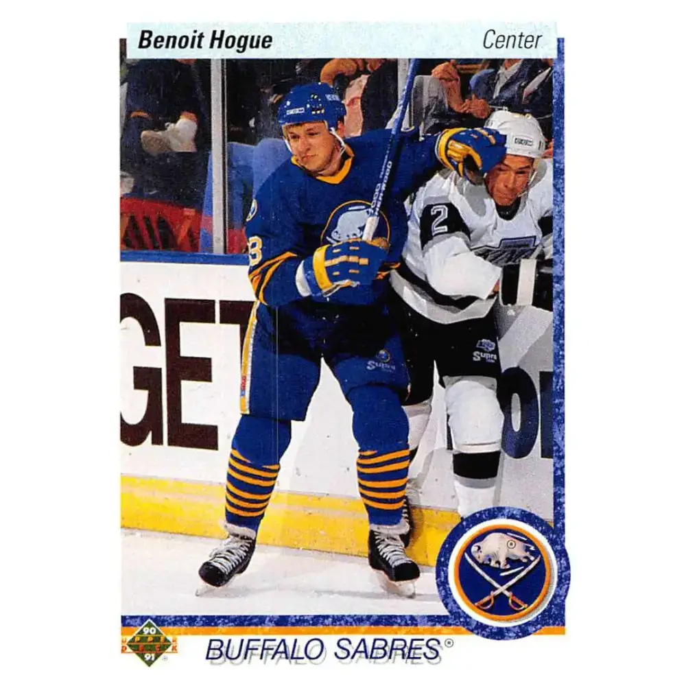 1990-91 Upper Deck #402 Benoit Hogue NM-MT Buffalo Sabres Hockey Card - Hockey Card Single
