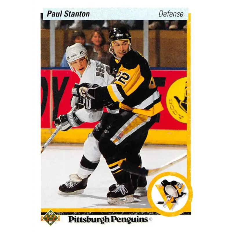 1990-91 Upper Deck #404 Paul Stanton NM-MT Pittsburgh Penguins Hockey Card