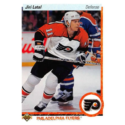1990-91 Upper Deck #410 Jiri Latal NM-MT Philadelphia Flyers Hockey Card - Hockey Card Single