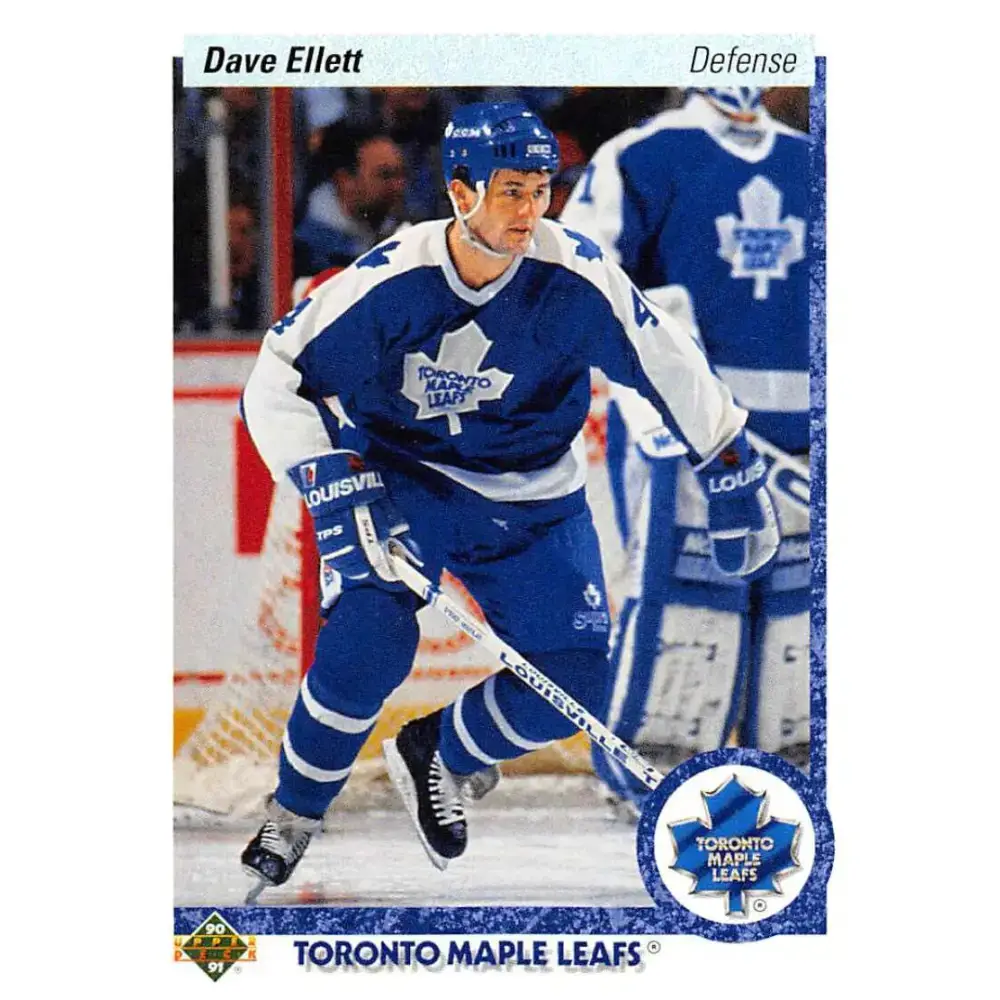1990-91 Upper Deck #413 Dave Ellett NM-MT Hockey Card - Hockey Card Single