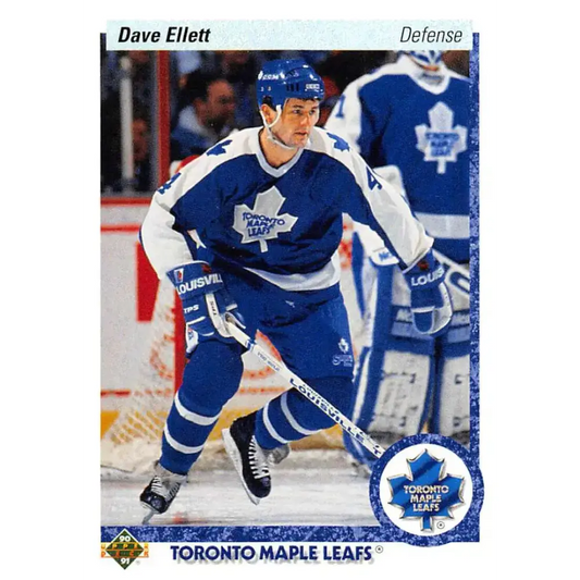 1990-91 Upper Deck #413 Dave Ellett NM-MT Hockey Card - Hockey Card Single