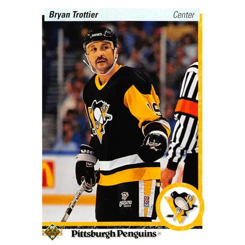 1990-91 Upper Deck #425 Bryan Trottier NM-MT Hockey Card - Hockey Card Single