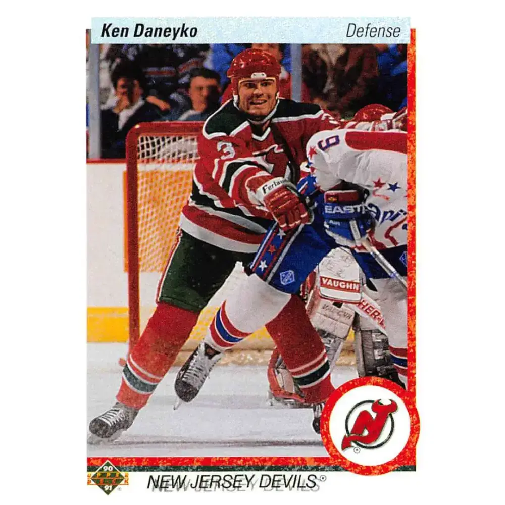 1990-91 Upper Deck #427 Ken Daneyko NM-MT New Jersey Devils Hockey Card - Hockey Card Single