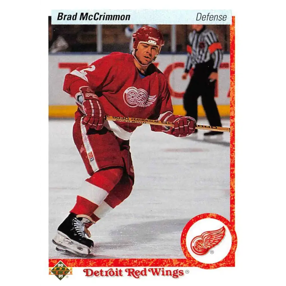 1990-91 Upper Deck #430 Brad McCrimmon NM-MT Hockey Card - Hockey Card Single