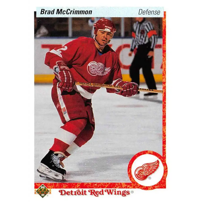 1990-91 Upper Deck #430 Brad McCrimmon NM-MT Hockey Card - Hockey Card Single