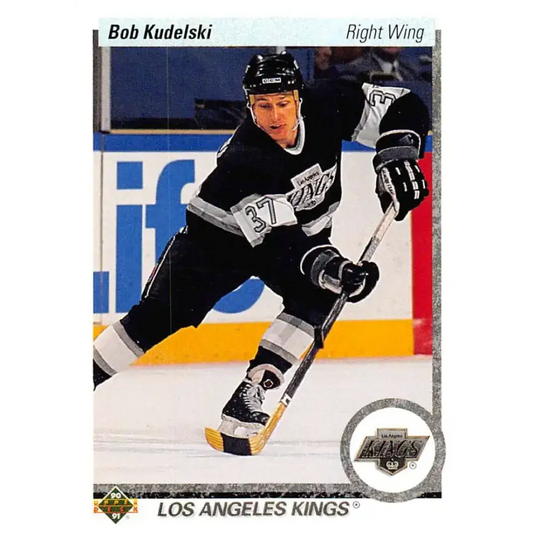 1990-91 Upper Deck #433 Bob Kudelski NM-MT RC Rookie Los Angeles Kings Hockey Card