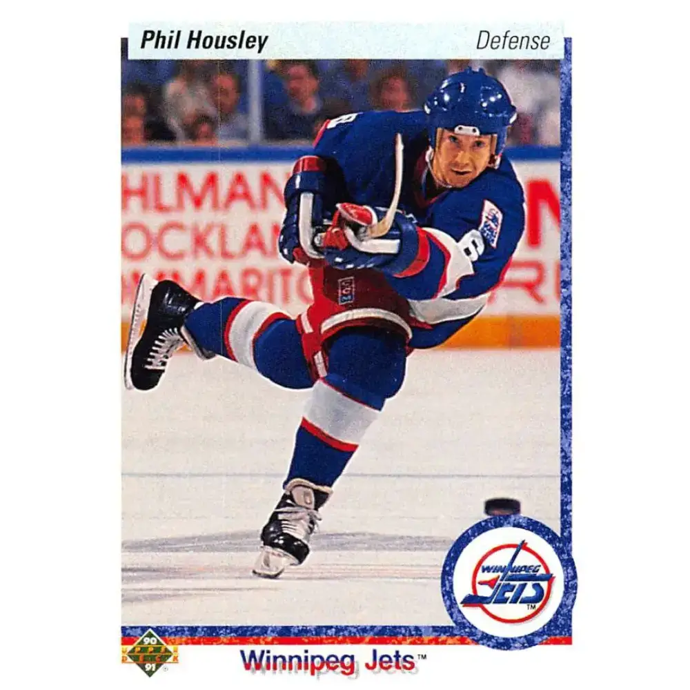 1990-91 Upper Deck #435 Phil Housley NM-MT Buffalo Sabres Hockey Card - Hockey Card Single