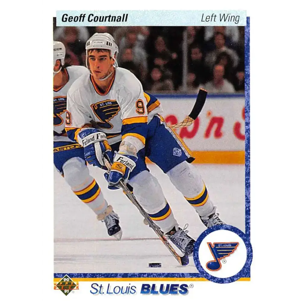 1990-91 Upper Deck #438 Geoff Courtnall NM-MT Hockey Card - Hockey Card Single